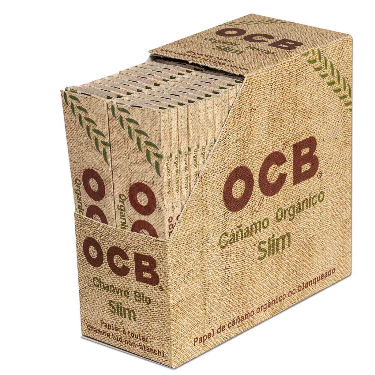 OCB Organic Hemp Papers KS Slim - Kaninkolo - Kingsize paperit