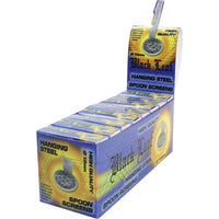 Kolme kappaletta 12mm ruostumattomasta teräksestä valmistettuja pesäkauhoja integroidulla varrella pieniin lasipesään ja one-hittereihin.