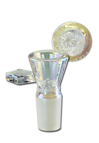 Pesäkuppi Lasiritilällä Rainbow 18,8mm, hehkuvat sateenkaarivärit ja sisäänrakennettu lasiritilä.