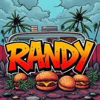 Randy Autoflower FEM -siemeniä kuvaava lähikuva vehreiden lehtien ympäröimänä, vihreä ja elinvoimainen ulkokasvi.