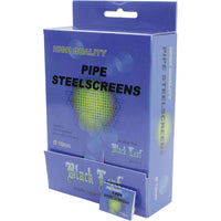 Viisi kappaletta kiiltäviä, pyöreitä, 15mm halkaisijaltaan olevia metalliritilöitä, jotka on aseteltu siististi pinoon valkoisella taustalla.