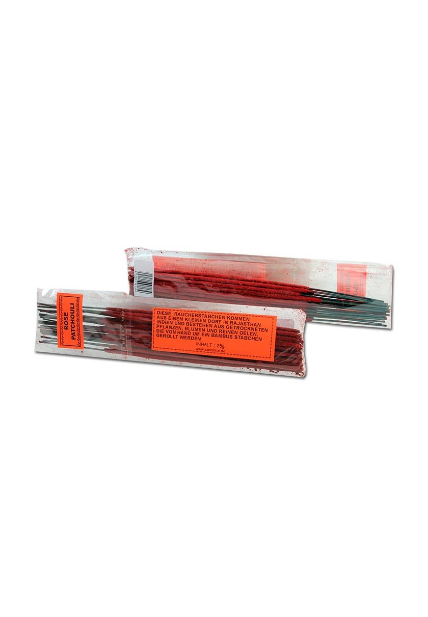 Rose Patchouli Incense Sticks - Kaninkolo - Suitsukkeet ja suitsukepidikkeet