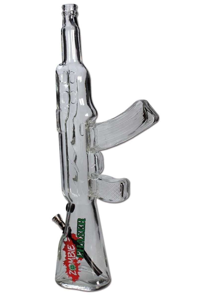 Zombie Chaser Machine Gun Bong 50cm - Suomalainen Kannabiskauppa Kaninkolo - CBD - kukinnot, CBD - öljyt, Vaporisaattorit, Piiput, Bongit, Kasvatustarvikkeet - Bongit